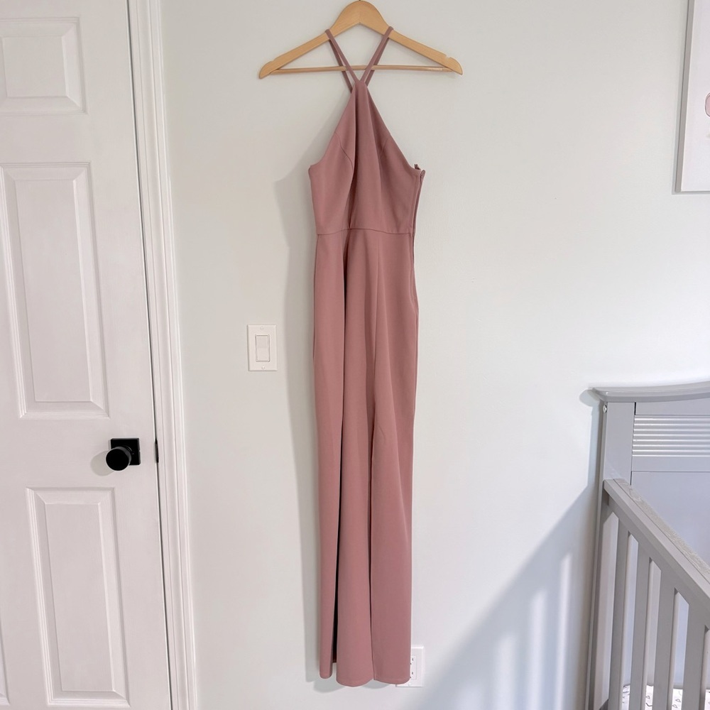 Speechless‎ Mauve High Neck Maxi Dress Prom Wedding Bridesmaid Size 7